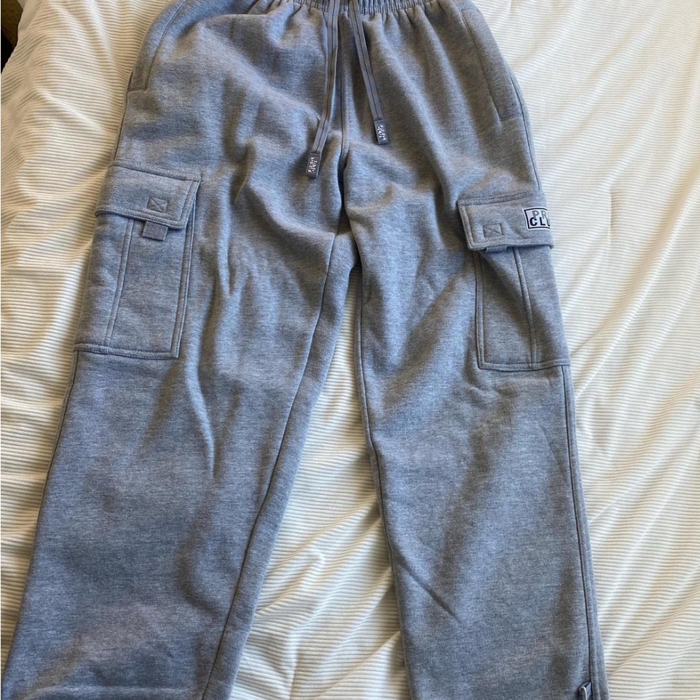 Gray Pro Club Cargo Sweatpants